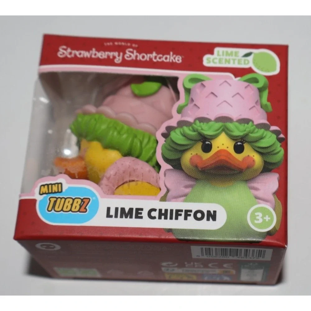 Tubbz STRAWBERRY SHORTCAKE Mini Rubber Scented Ducks Lot of 4 NEW